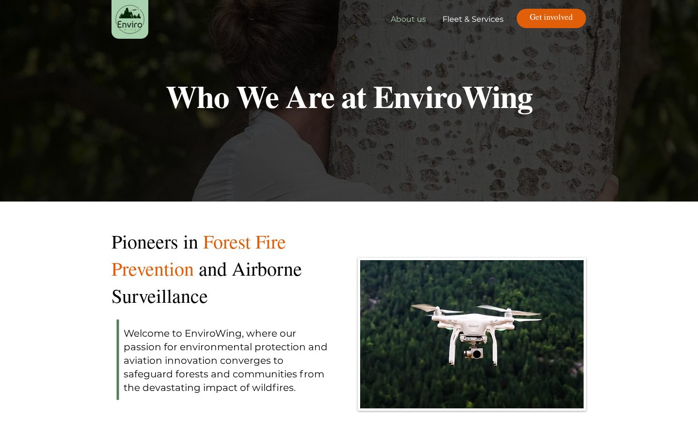 EnviroWing website