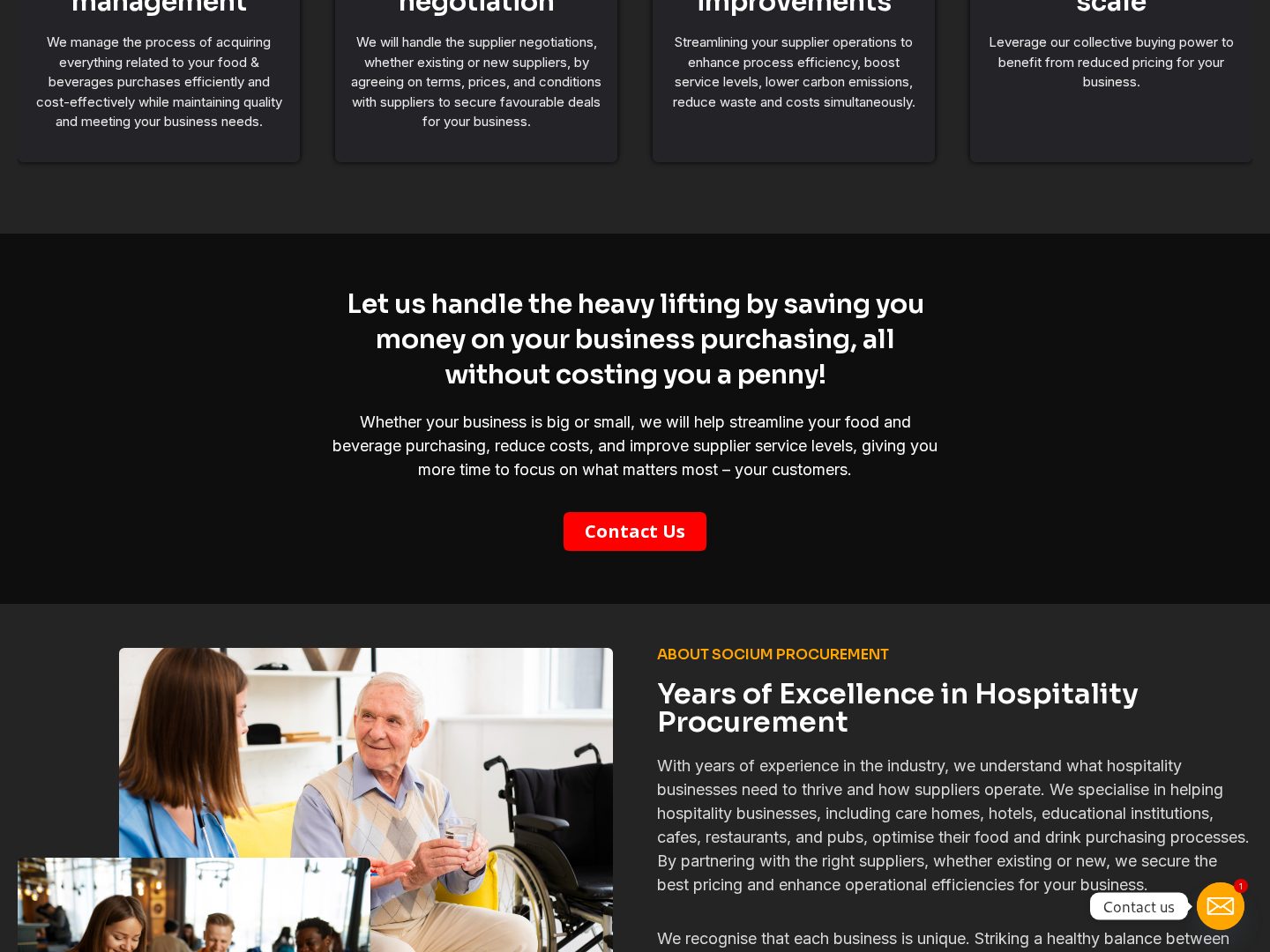 Socium Procurement Inside the site