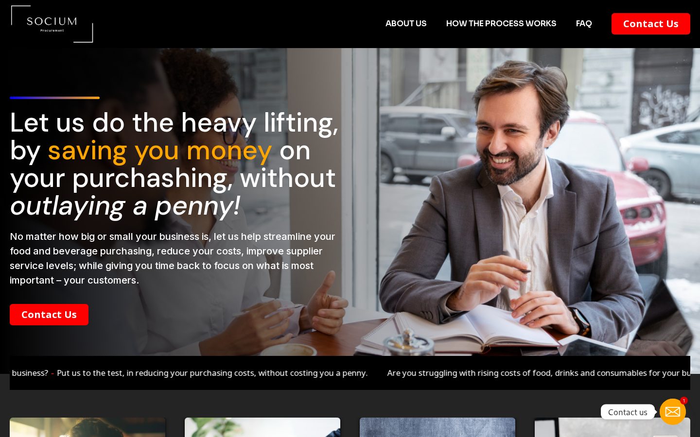 Socium Procurement website